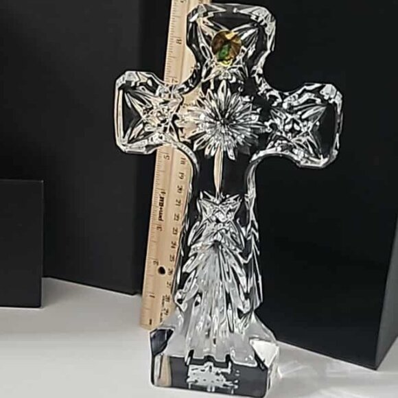 Waterford Crystal Kells Standing Cross - Picture 1 of 7